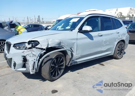 2024 BMW X3 xDrive30I z USA, uszkodzony, nr VIN 5UX53DP05R9V31440